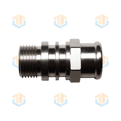 全自動(dòng)CNC數(shù)控車(chē)床加工之不銹鋼六角螺紋接頭